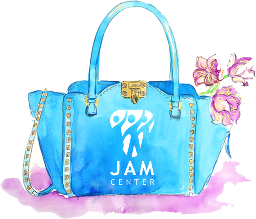 Jam purse with logo