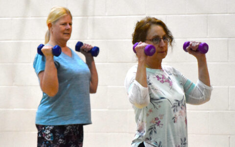 Cardio Sculpt close 2 female participants